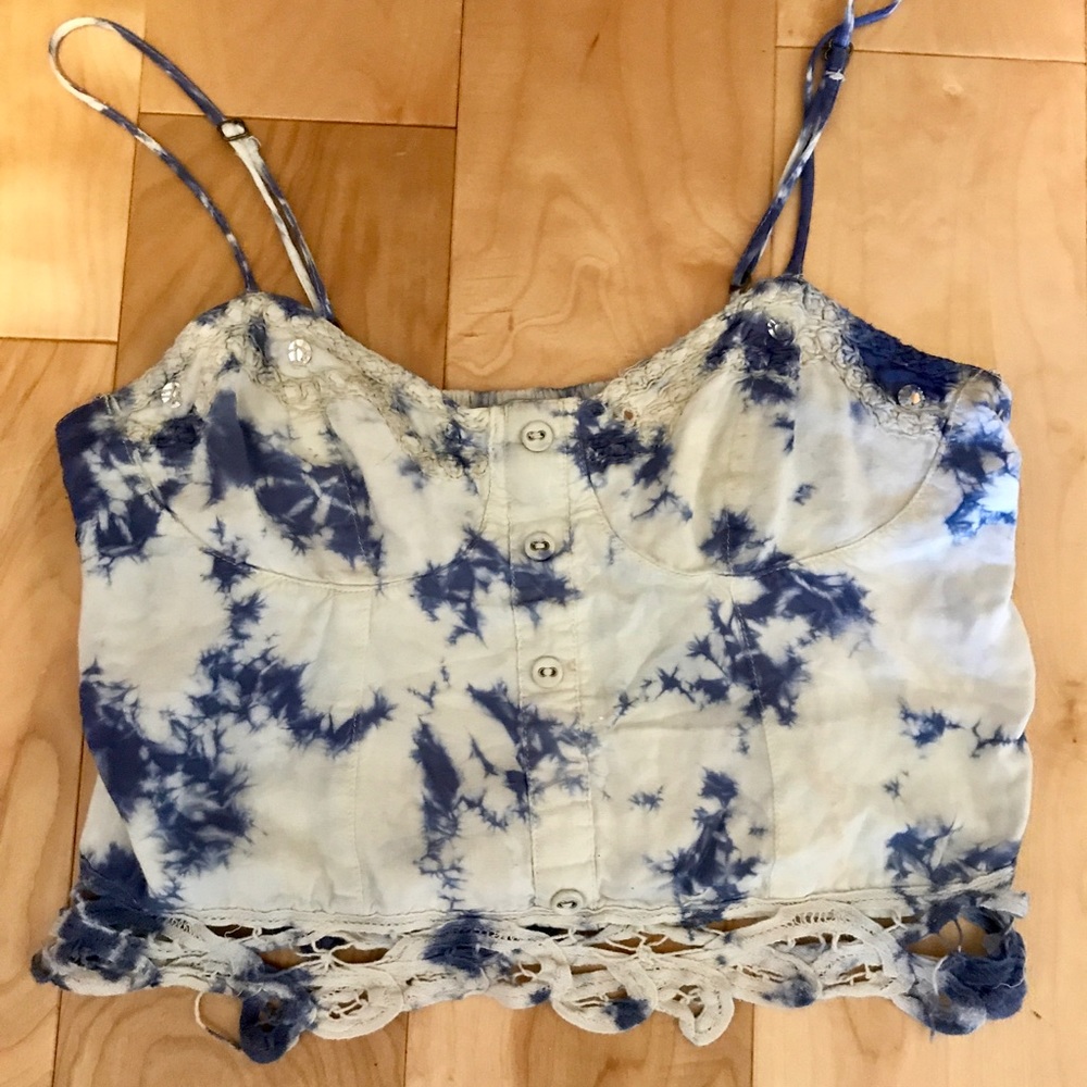 Tie dye Pacsun top